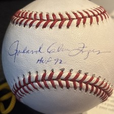 BASEBALL~SIGNED FULL NAME ROLAND GALEN FINGERS INSC. “HOF 92”~REGGIE JACKSON KIT