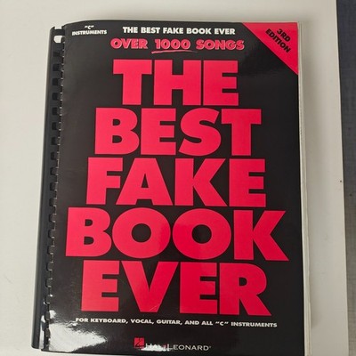 The Best Fake Book Ever 3d Edition by Hal Leonard Corporation