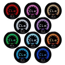 52mm Boost Water Temp Oil Pressure Gauge Vacuum Tachometer 10 Color Car Meter