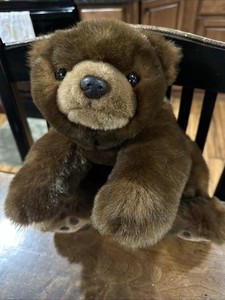 TY Classic Paws Brown Bear 17” Laying Plush 1996 Vintage Stuffed Animal