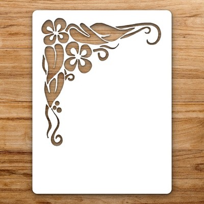 Decorative Deco Large Reusable Wall Stencil For Painting DIY Home Decor Template