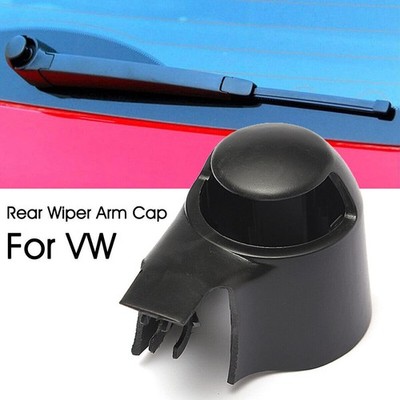 BLACK REAR WIPER WINDOW WASHER ARM COVER CAP FOR  MK5 CADDY GOLF PASSAT POLO