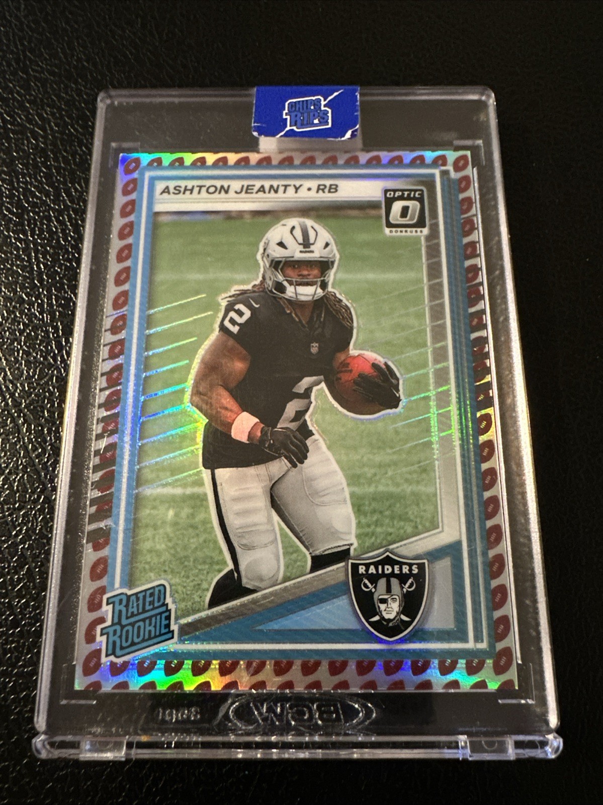 2025 Donruss - Ashton Jeanty Rookie SSP   Optic Preview FOOTBALL EMOJI   #305
