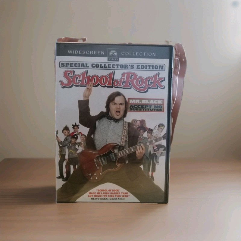 The School of Rock DVD Widescreen Jack Black Great Condition Richard Linklater