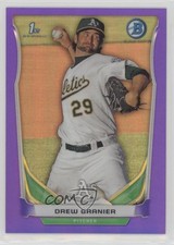 2014 Bowman Prospects Chrome Retail Purple Refractor 31/199 Drew Granier 2vk