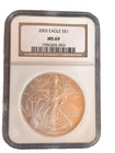 2003 American Silver Eagle $1 Dollar Coin One Troy Ounce 0.999 Fine NGC MS69