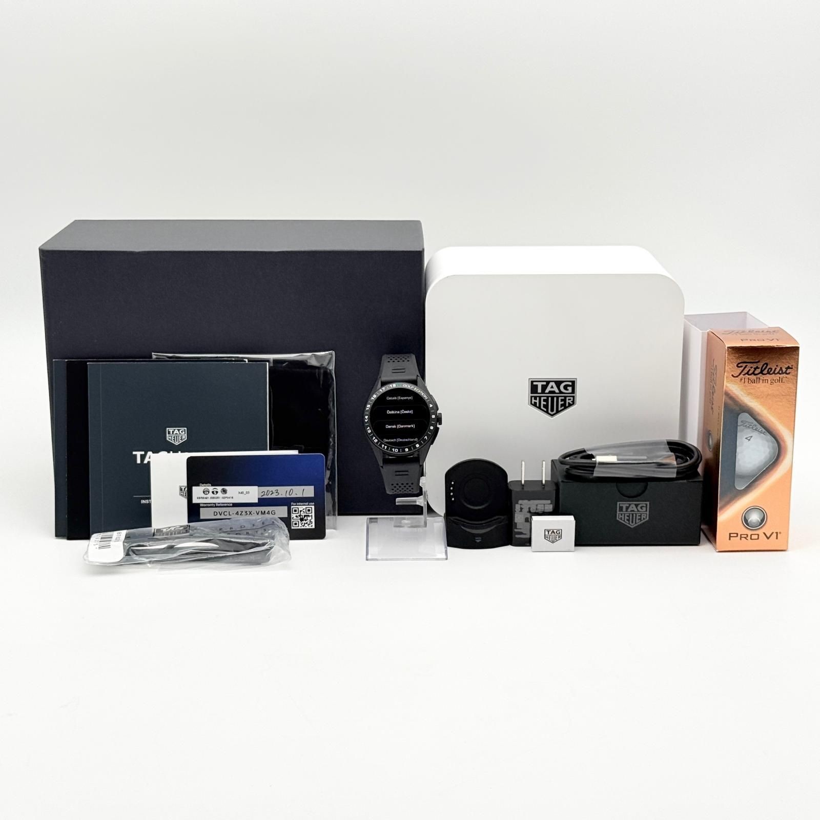 TAG Heuer Connected Golf Edition Digital SBR8A81.EB0251 Men's w/ Box, Strap