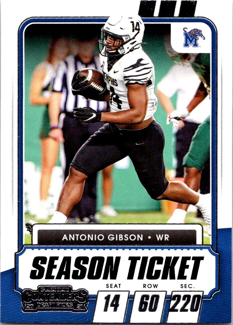 2021 Panini Contenders Draft Picks #55 Antonio Gibson