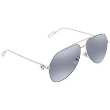 Cartier Premiere de Cartier Blue Pilot Unisex Sunglasses CT0110S 006 62