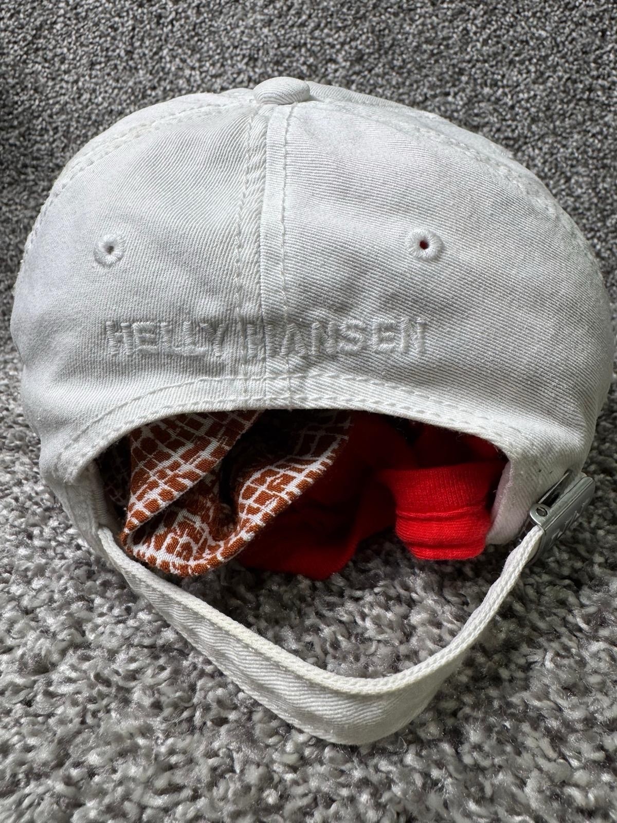 Helly Hansen Hat Cap Strapback One Size White Log… - image 4