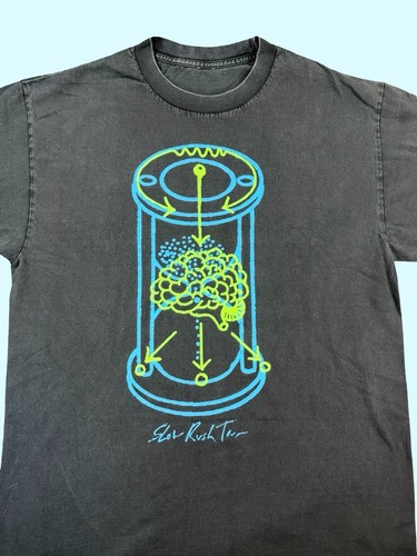 Tame Impala Slow Rush Tour T Shirt Black Graphic Double Sided Men's Large