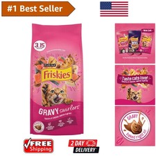 Delicious Chicken & Salmon Gravy Swirlers for Adult Cats - 3.15 lb Nutrition 2.85 per pound