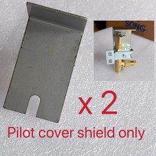 2 WAY PILOT LIGHT SHIELD GREASE COVER  CHINESE COOKER  PART /  2 PIECES