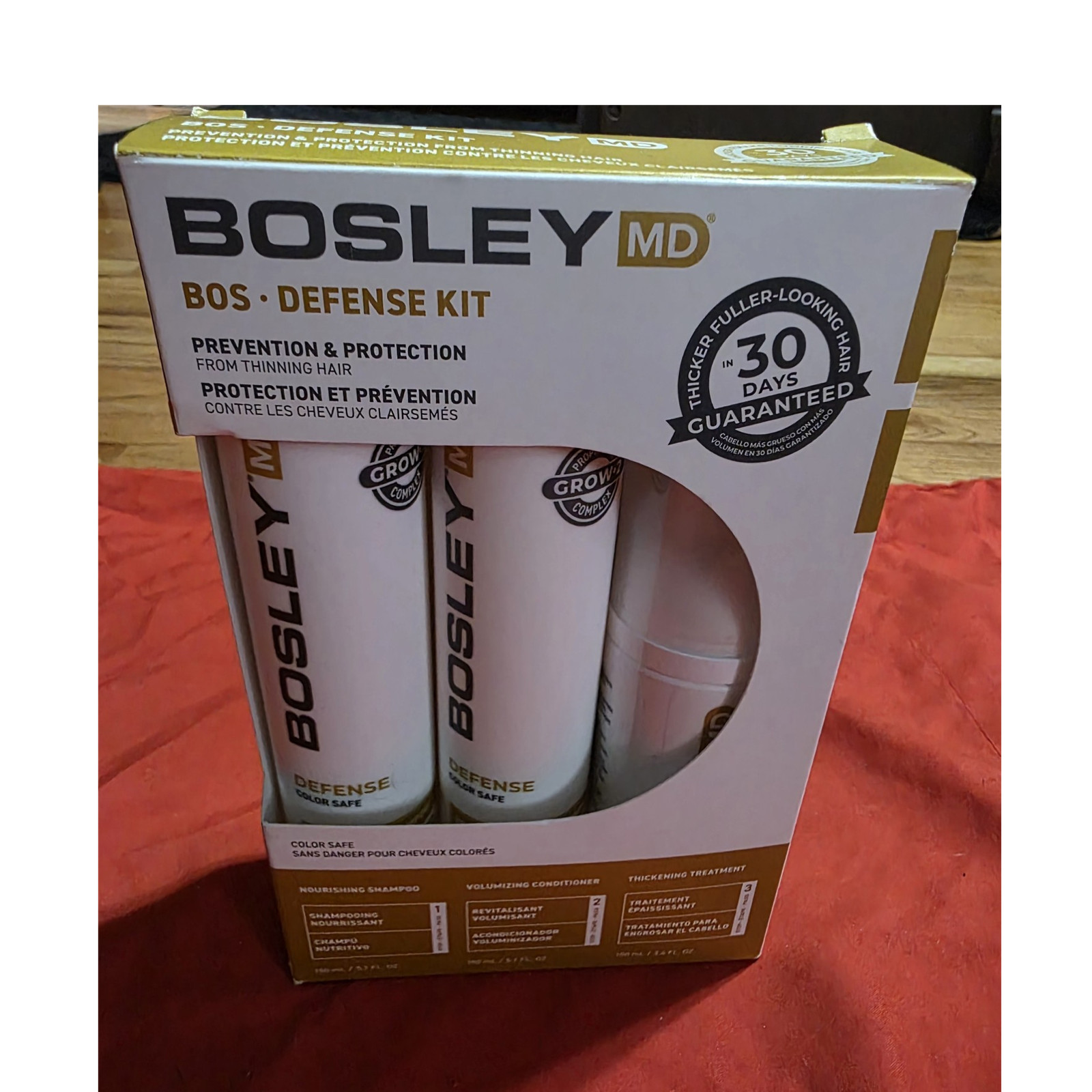 Bosley MD Defense Kit for Thinning Hair, DHT Inhibitors, Sul