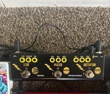 DONNER x THIRD MAN HARDWARE Triple Threat Echo Phaser Distortion Effects Pedal