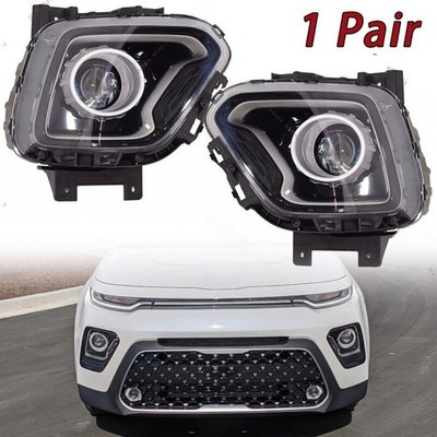  Pair For 2020-22 Kia Soul CAPA EX Model Headlight Assembly Halogen LH&RH
