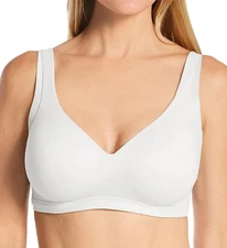 Warner's Women's RA2231A No Side Effects Wirefree Contour Bra, White, 2XL