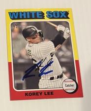 Korey Lee Signed 2024 Topps Heritage Baseball Card Autographed