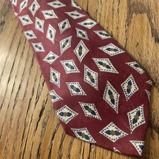 Vintage EUC Mark Shale Foulard Silk Tie Men’s Necktie Hand Sewn USA