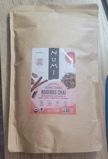 Numi Organic Rooibos Chai Tea 1 LB. Bag Loose Leaf Herbal Tea Brews 200 cups