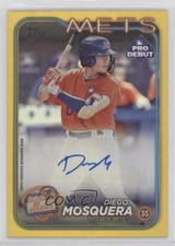 2024 Topps Pro Debut Gold Foil Auto 7/50 Diego Mosquera #PD-72 Auto 4z8
