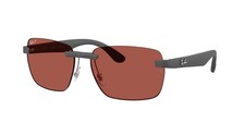Ray-Ban RB 4470 CH Sand Grey / Polar Red 60171B Size 59 Sunglasses