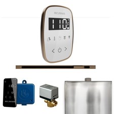 Mr Steam ButlerFlex Steam w/TempoFlex Ctrl-Linear Steamhead-Wht Nouveau Brnz