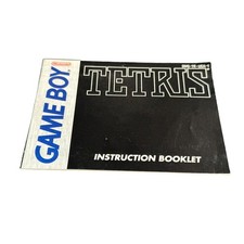 Tetris Nintendo Gameboy Instruction Manual Genuine Authentic