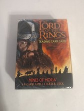 LOTR TCG Gimli Mines of Moria 63 Card Starter Deck Lord of the Rings Trading