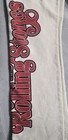 Genuine Rolling Stones + Iconic LIPS Logo Ivory Juniors Fleece Pants — photo 2