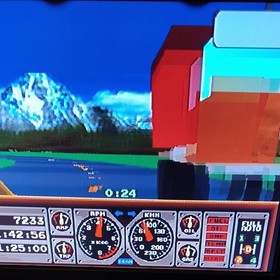 Retro racing game! Sega Saturn software &ldquo;Race Drivin&rdquo;