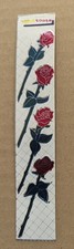 Vintage 1982 Cardesign Toots ROSES Foil Sticker Strip