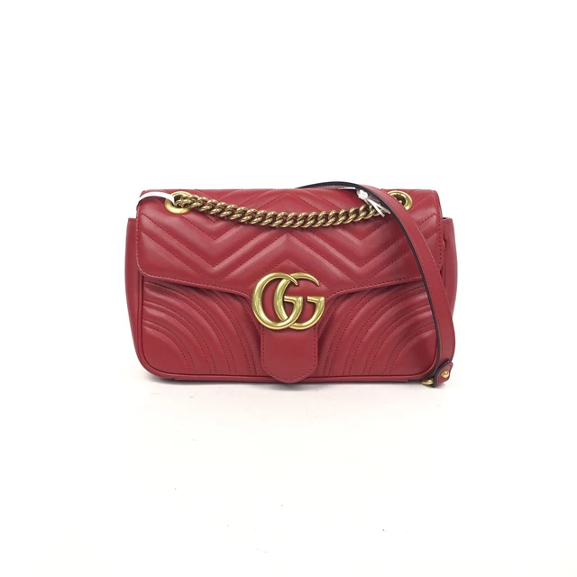 Gucci Bags Cowhide Red