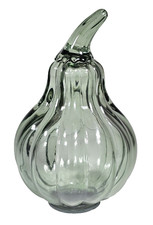 Glass Pumpkin Tabletop Decor Green - 6.2" Fall by Way to Celebrate - Fast Ship 