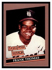 Rare Frank Thomas 1991 Minor League Legend Birmingham Barons