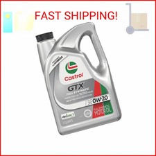 Castrol GTX Full Synthetic 0W-20 Motor Oil, 5 Quarts 28.01 per gallon