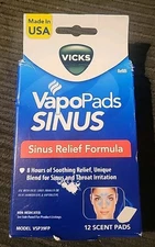 Vicks VapoPads Sinus (12 Pads)
