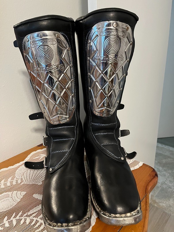 Vintage Hi-Point Motocross Boots by Alpinestars Size 9-9 1/2 | eBay