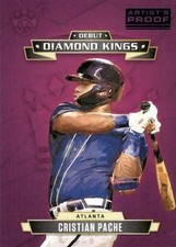 2021 Diamond Kings #DDK-AB Cristian Pache Debut Diamond Kings Artist Proof Blue