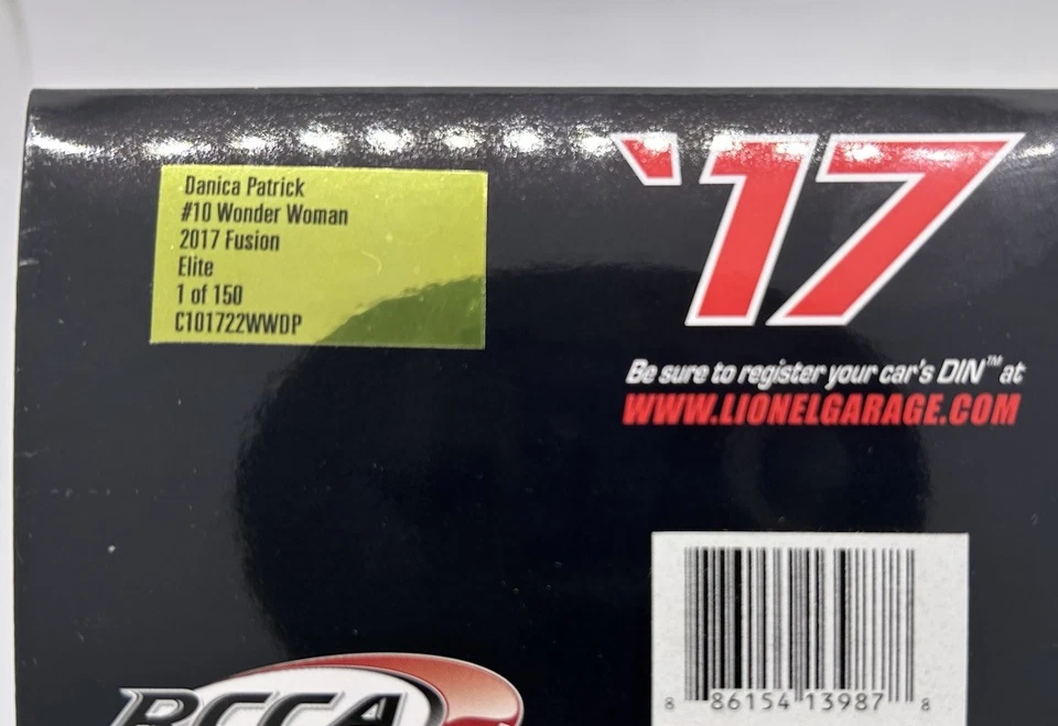 Rare Danica Patrick 2017 #10 Wonder Woman DC Elite 1 Of 150 Stewart Haas Ford - Image 3 of 3
