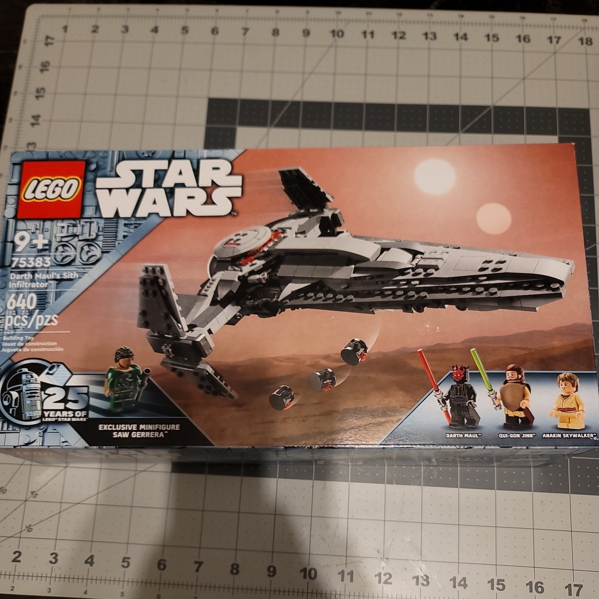 LEGO Star Wars Qui-Gon Jinn [705R4] RARE VARIANT REDDISH