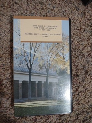 How Rare A Possession VHS LDS Hard Case