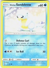 alolan sandshrew pokemon card value Pokemon Alolan Sandshrew 137/236 Cosmic Eclipse Non Holo Common 2 Card Lot