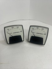 GE Inotek 50-162141LSRL AC Ammeter   Lot Of 2