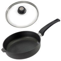 Eurolux Pfanne Hoher Rand Aluguss Schmorpfanne Induktion 26 Cm Antihaft & Deckel