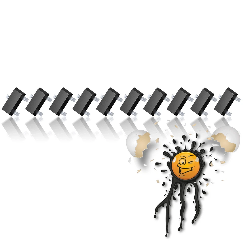 MARKENLOS 10 x A09T AO3400 30V 5.7A N-Channel N-Ch Mosfet SOT23
