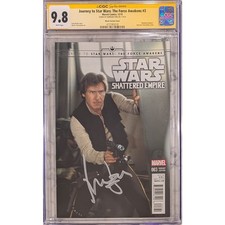 Journey to Star Wars: The Force Awakens #3__CGC 9.8 SS__Signed by Harrison Ford