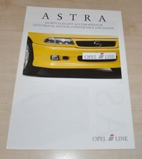 1998 Opel Astra I Line Tuning Brochure Prospekt DE