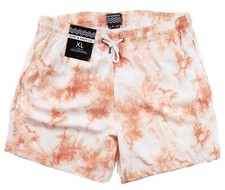 Surf  Swim Mens Swim Trunks Bathing Suit XL Swimwear Volley Shorts Rust Tie Dye