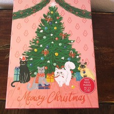 NEW 1000 Piece, Meowy Christmas Cats New Sealed Jigsaw Puzzle 19" x 26" 
